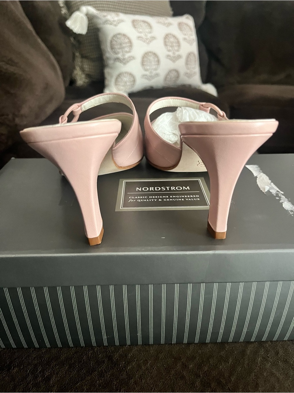 Nordstrom Mule Heels 8W - Picture 5 of 7